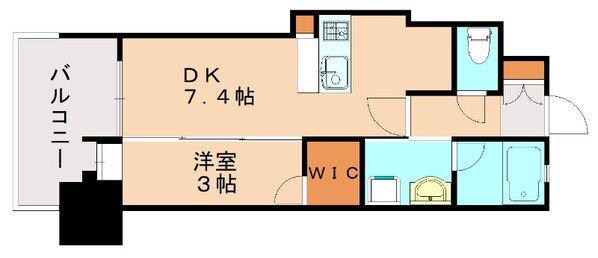 箱崎宮前駅 徒歩7分 4階の物件間取画像